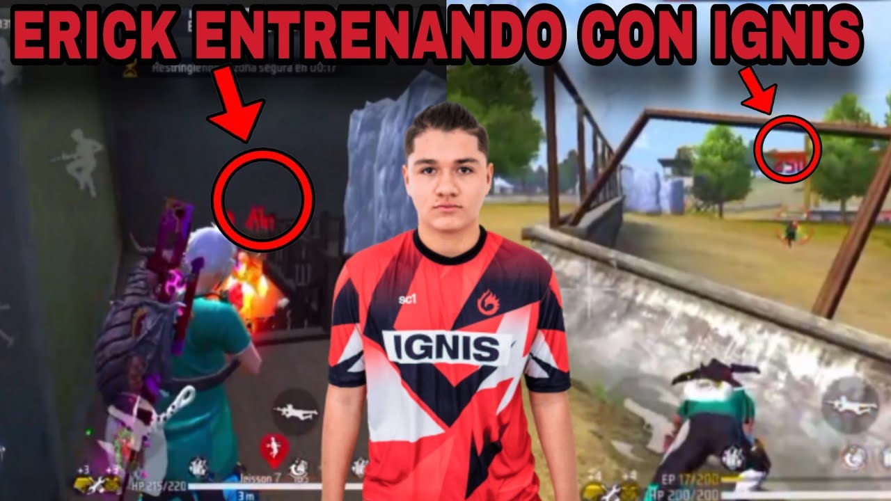 ASI ENTRENA ERICK PARA LA FREE FIRE LEAGUE CON IGNIS