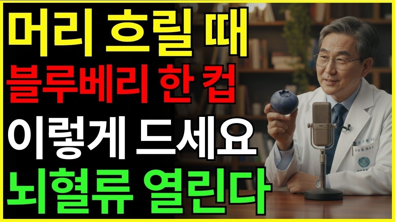 지금 ‘블루베리’ 이렇게 드시면 막힌 뇌혈류가 부드럽게 열립니다 — 의사들이 말해주지 않는 포인트 | 혈류개선 | 치매예방 | 과일 | 건강정보