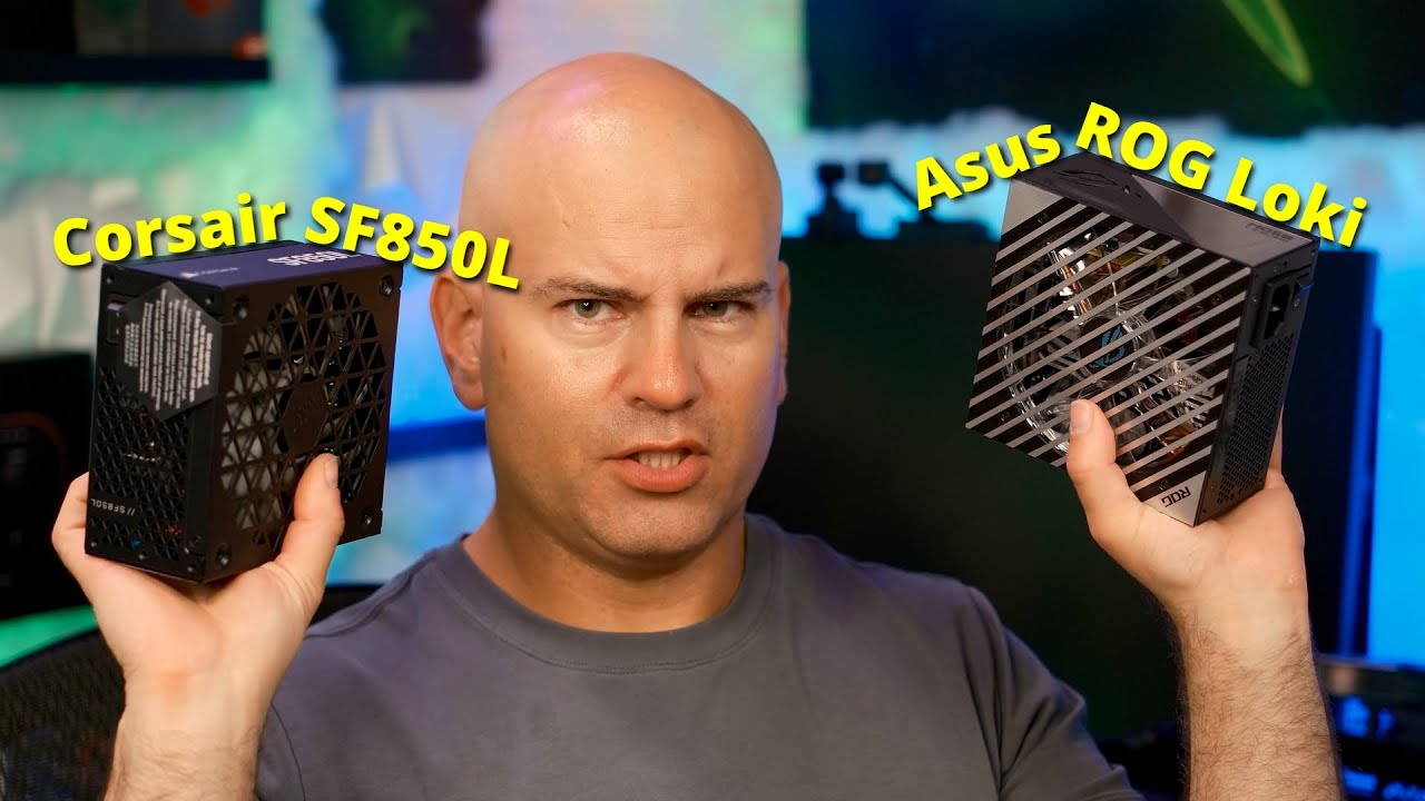 Сравнение блоков питания Corsair SF850L и Asus ROG Loki, свист кулера RTX4070