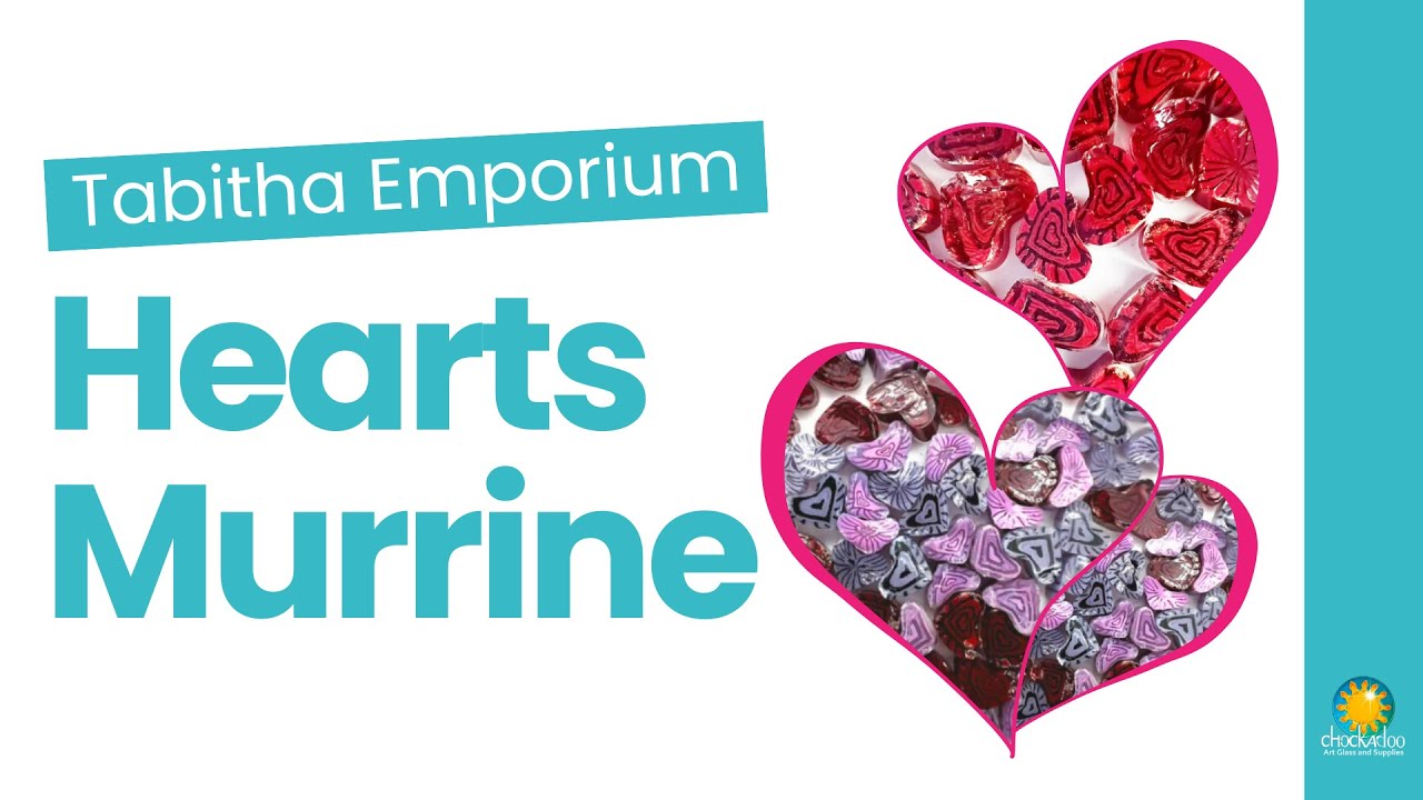 Tabitha Emporium Hearts Murine COE90 & COE96
