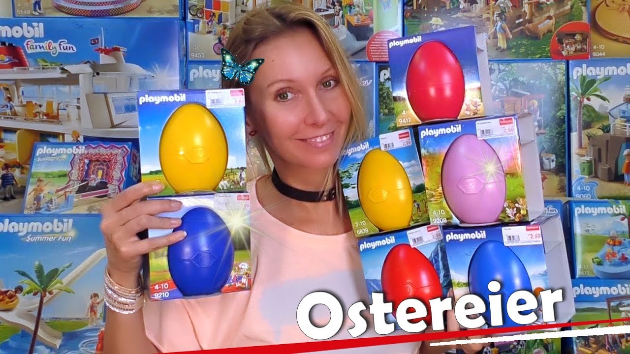 PLAYMOBIL 🐣 Ostereier 👨&zwj;👩&zwj;👧&zwj;👦 6838, 6839, 9207, 9208, 9209, 9210 + 9417 deutsch 🎥 Unboxing