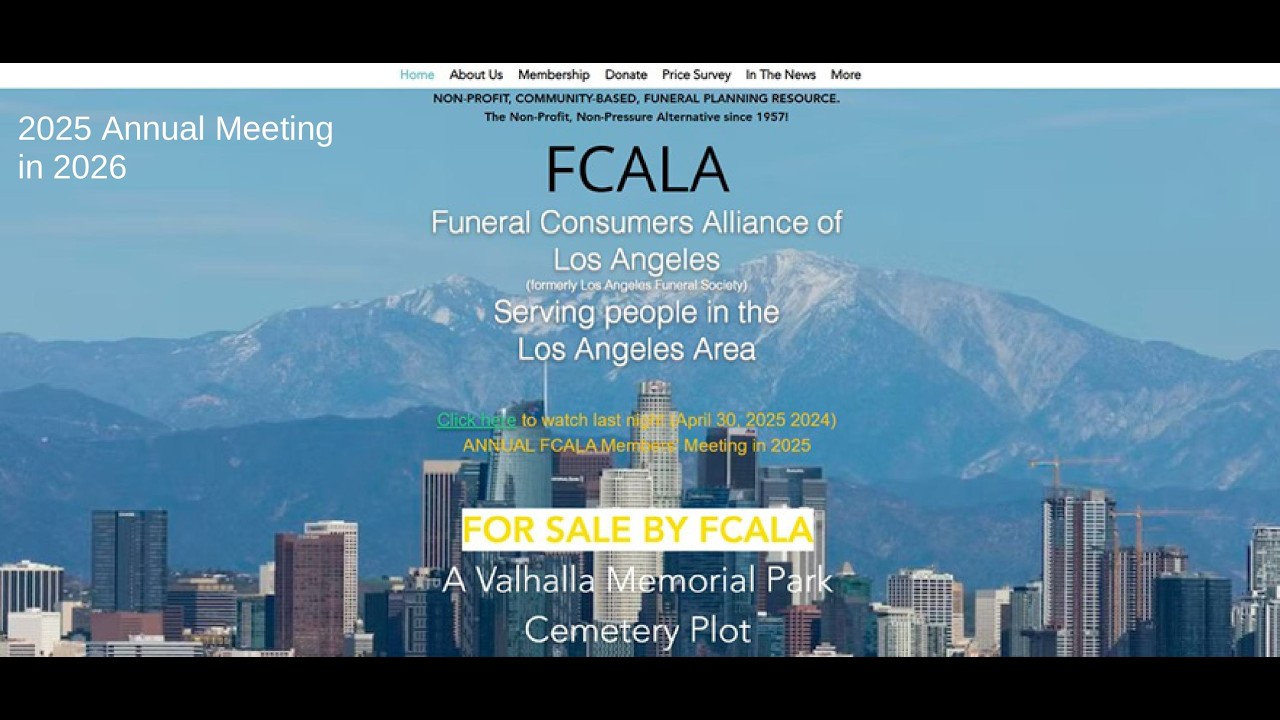 FCALA'S 2025 Annual Members' Meeting in 2026