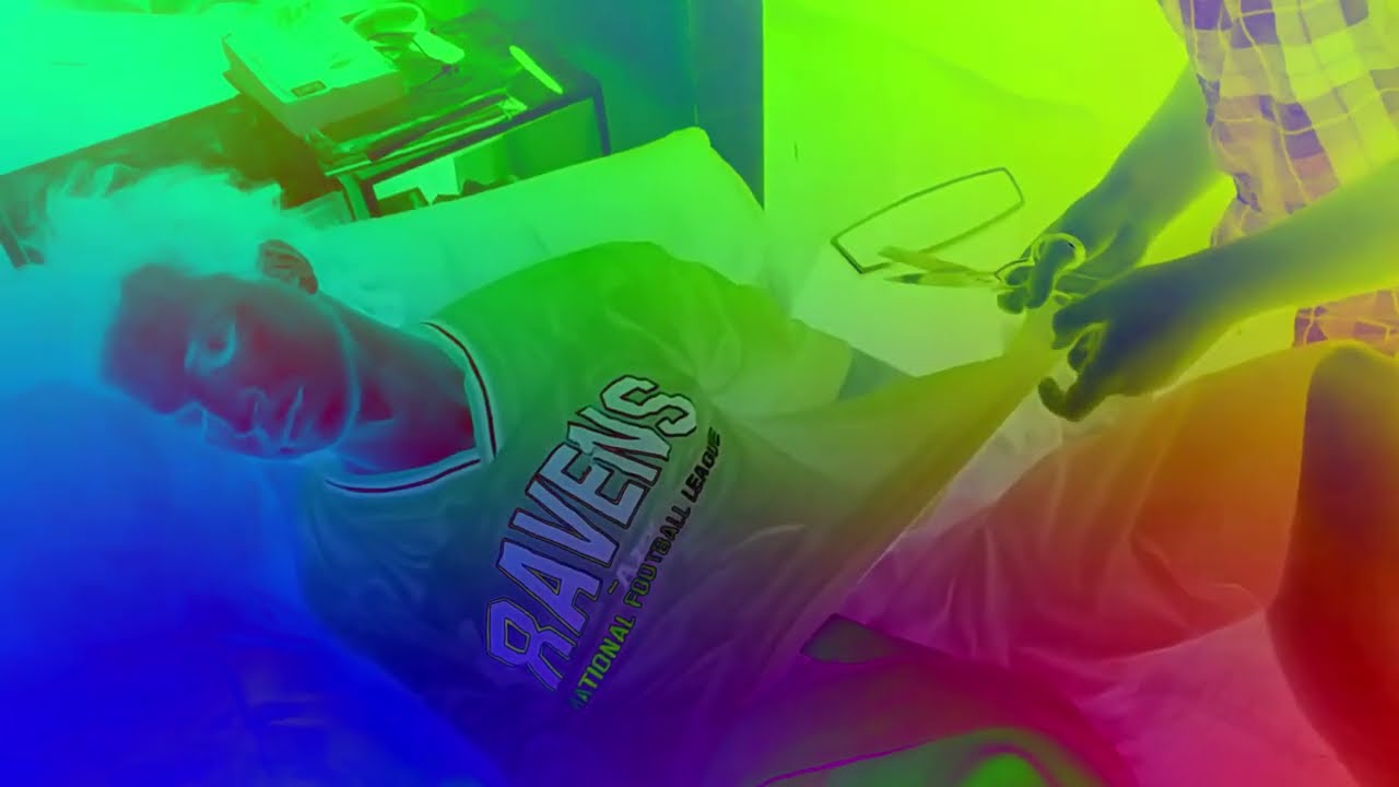 GRUMPY KID SHREDS COUSIN'S SHIRT!!