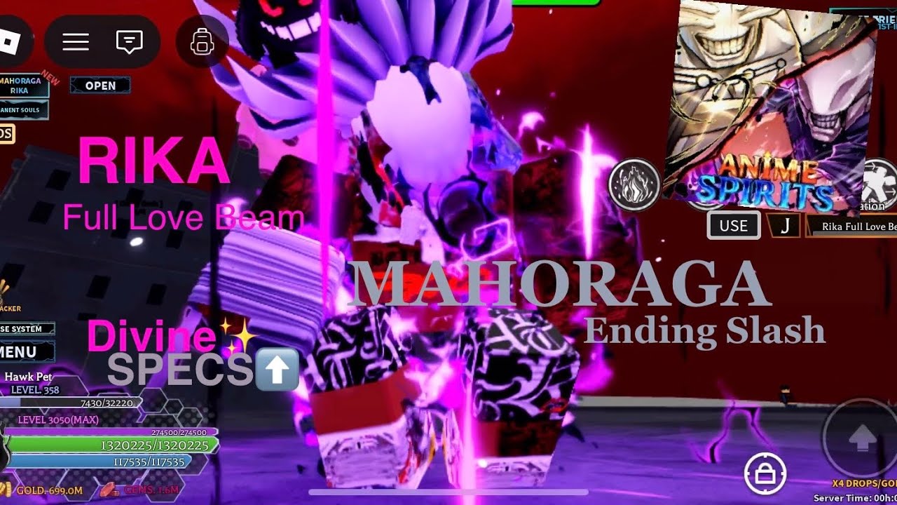 RIKA & MAHORAGA Divine Specs 🔥⬆️ - Anime Spirits