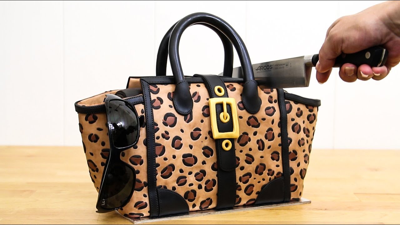 3D Handbag Chocolate Cake by Cakes StepbyStep