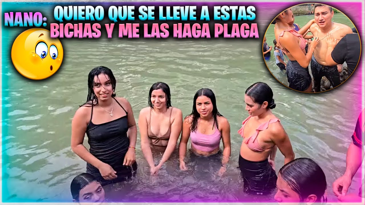 Nos encontramos a Nano en el rio y le hiso una petición a Camaron. Los Jrs bañaron a Nano y Felipin.