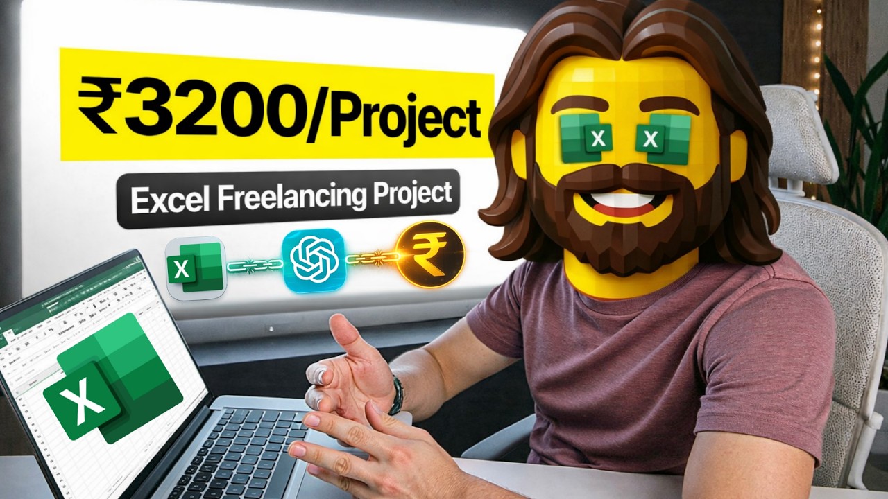 I Earned ₹3,200 DOING THIS Excel Data Cleaning Project (Using AI)
