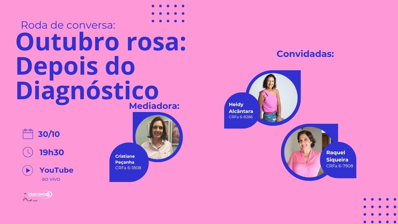Roda de Conversa - Outubro Rosa: Depois do Diagnóstico
