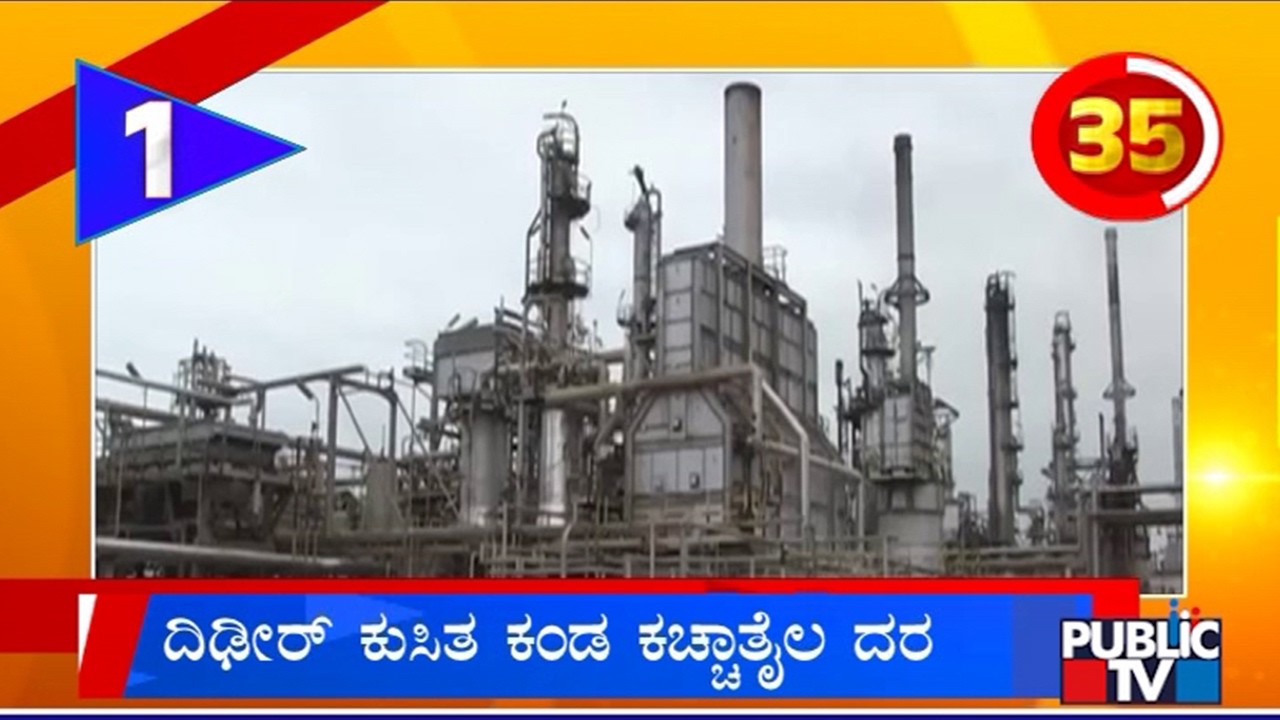 Crude Oil Prices Fall Up To 15% From Intraday Highs | Public TV