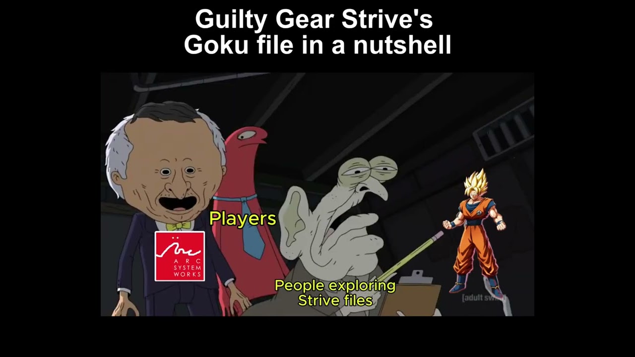Goku in Guilty Gear Strive is OP