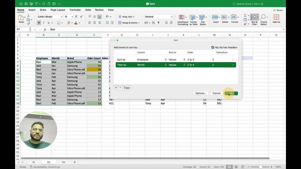 Data Sorting Microsoft Excel complete Guide