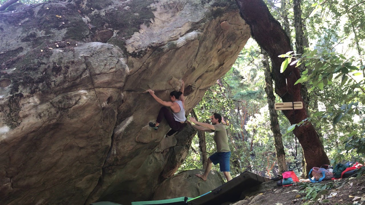 Blue Steel (V7) - Castle Rock Bouldering