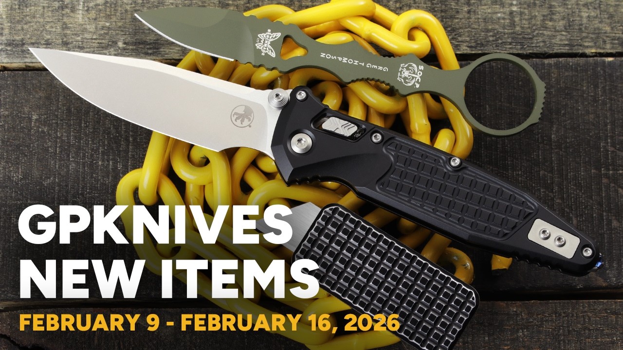 Что нового на @GPKNIVES - 15.02.2026 - Microtech, Benchmade, Rivery и Kershaw!