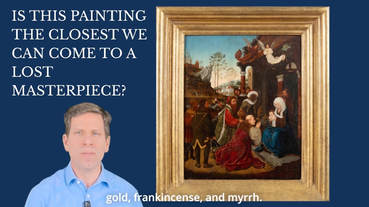What if this painting is the closest we can come to seeing a lost masterpiece? 👑✨