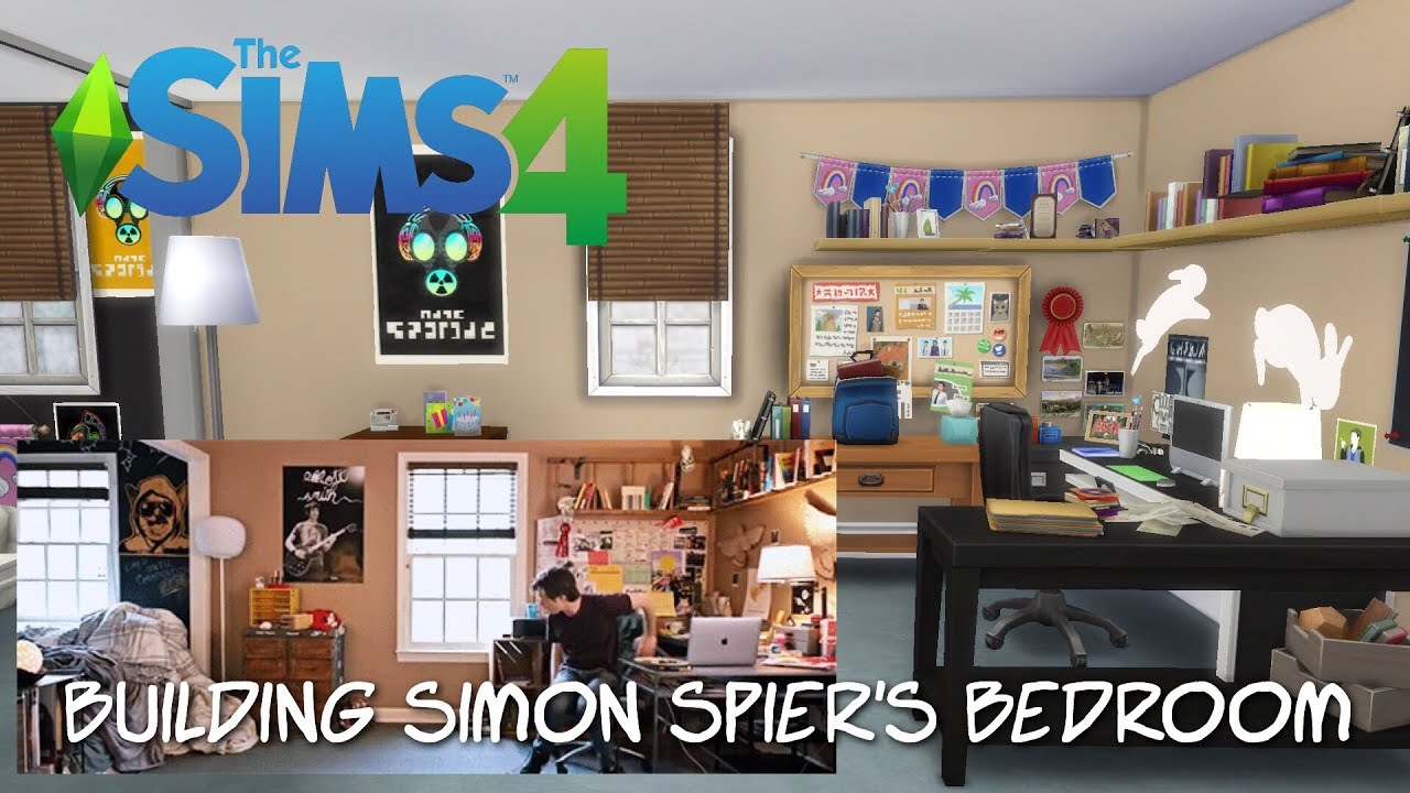 Building Simon Spier's Bedroom in The Sims 4