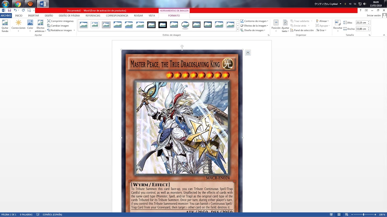 Como crear cartas proxy de Yu-Gi-Oh! TCG/OCG 2019