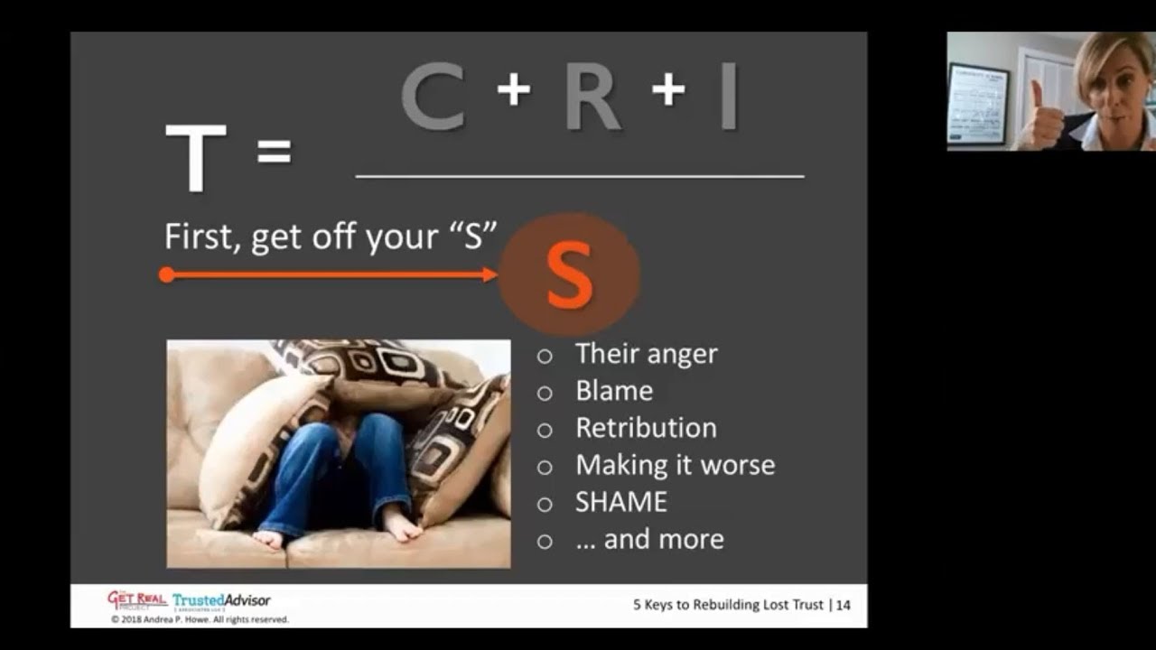 5 Keys to Recovering Lost Trust Webinar - TrustMatters Series
