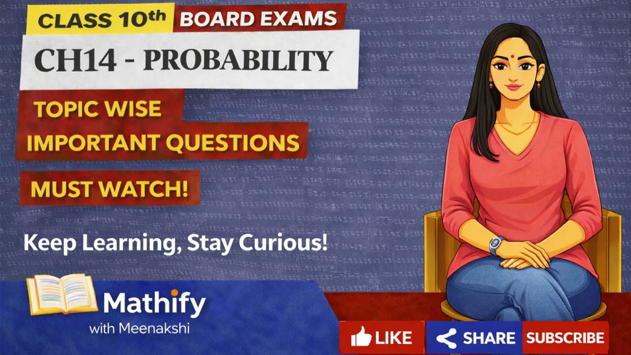 Class10th Detailed video of most important topics of Chapter 14: Probability