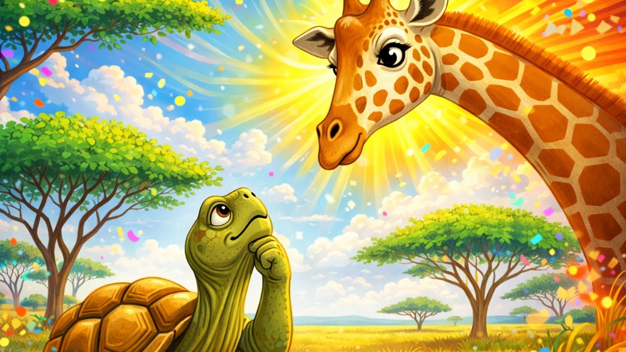 🐢 What Kamba’s Tall Friend Taught Him ❤️