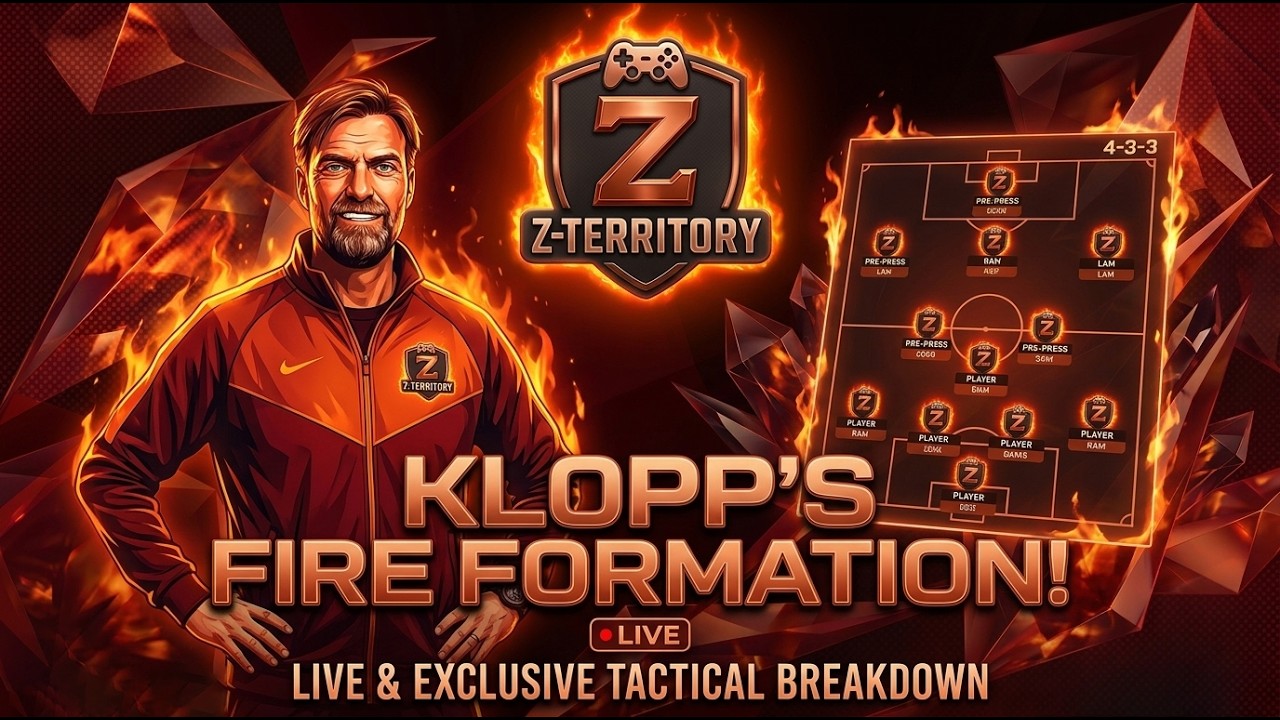 🚨 FINALLY J. KLOPP IS BACK 😍 GAMEPLAY | EFOOTBALL 26 MOBILE | Zterritory | LIVE! 🔴 | Z-Territory