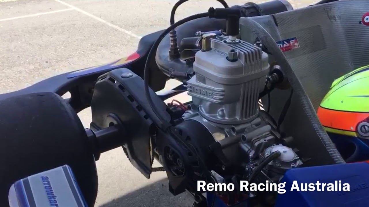 Remo Racing 2018 Remo tests the New IAME X30 Componentry