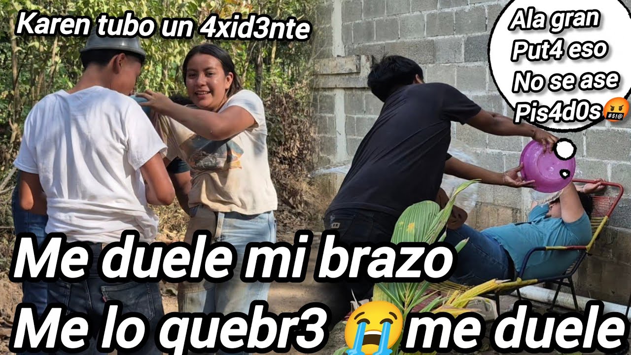 Por quedarse dormido le asen tremenda broma p3s4da al nenon🤬 Karen sufre un 4xid3nt3😱