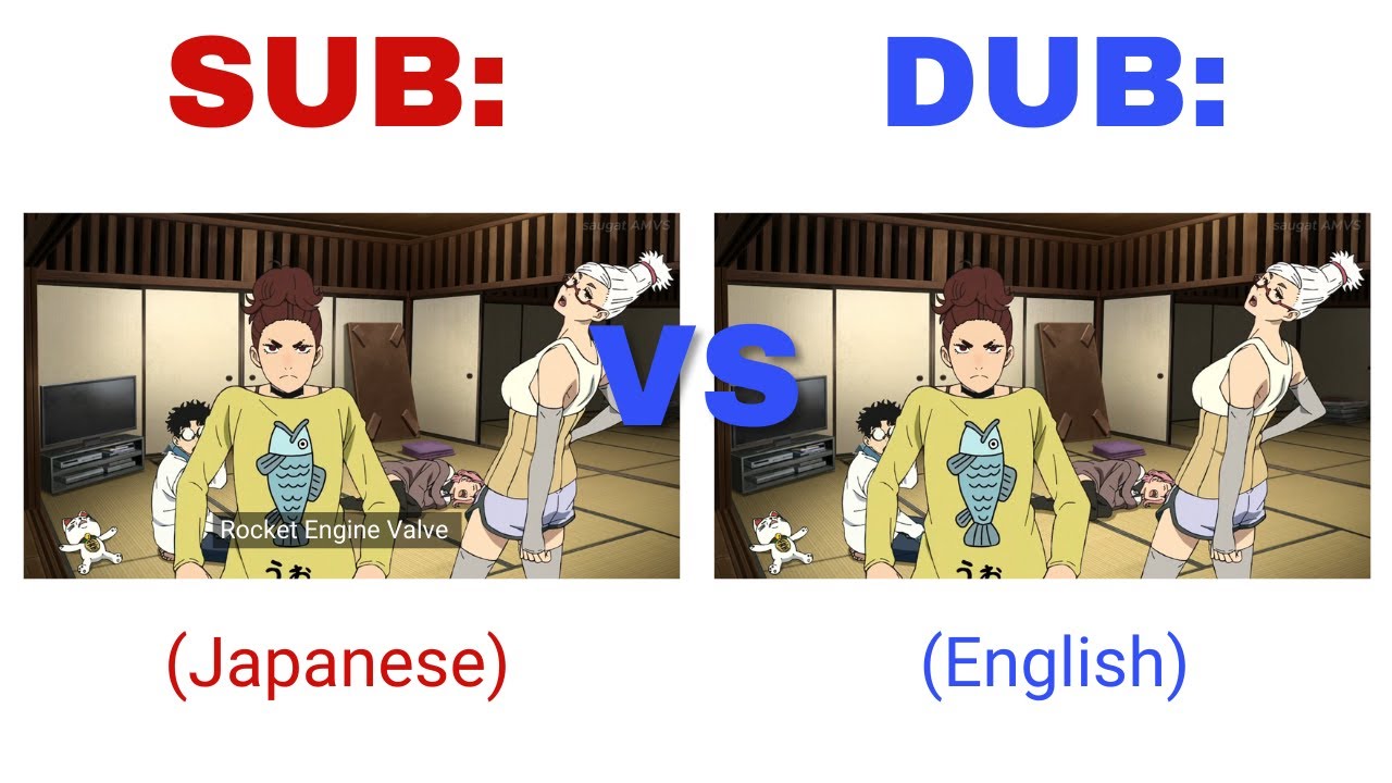 Momo does a Hiroshi Abe Impression | Sub vs Dub | Dan Da Dan