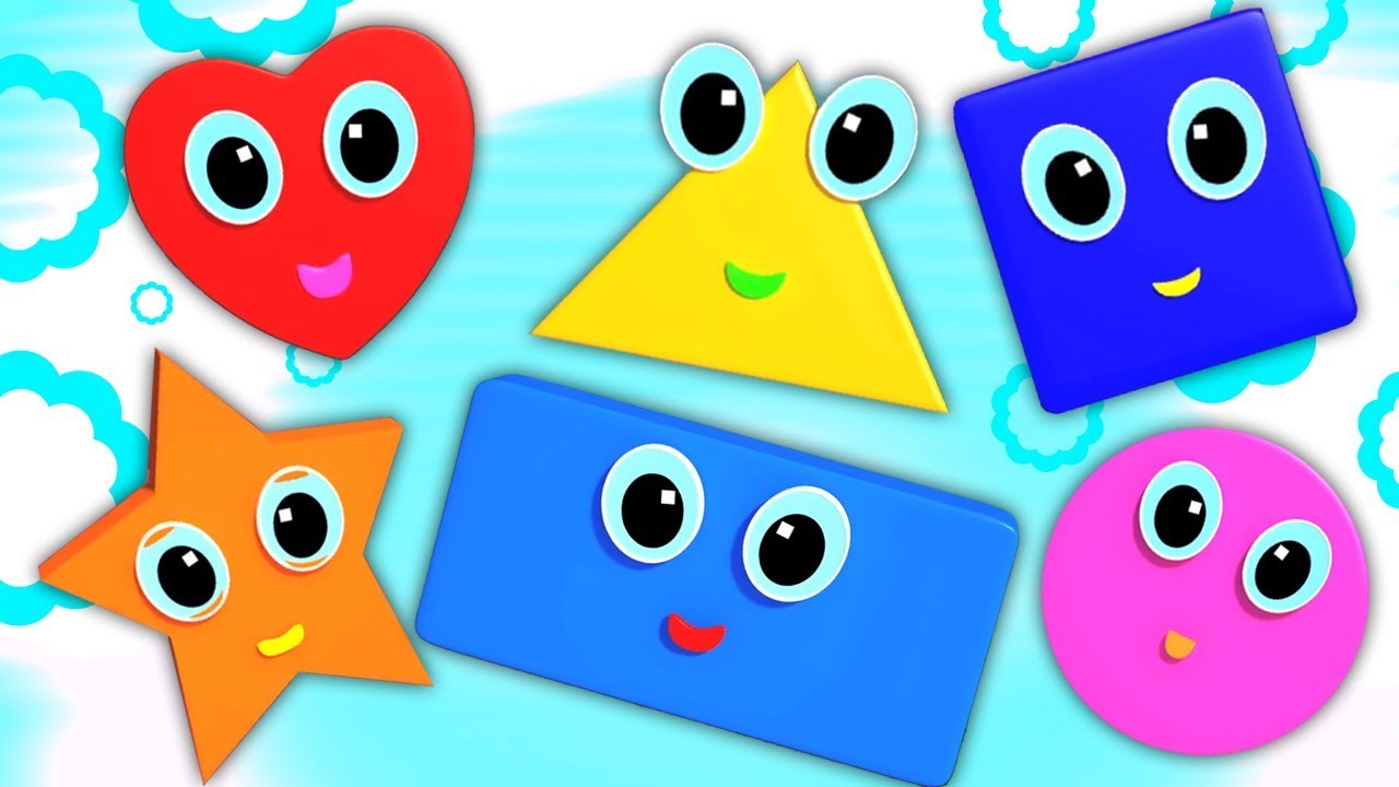 La canzone delle forme | canzoni per bambini | filastrocche per bambini | Shapes Song for Kids