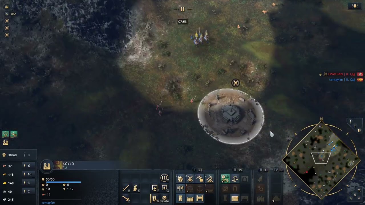 S12E005 Platin 1v1 Sıralı Oyun #aoe4 - MAKEDON vs Rus - Oyun kazandıran Woolooloo