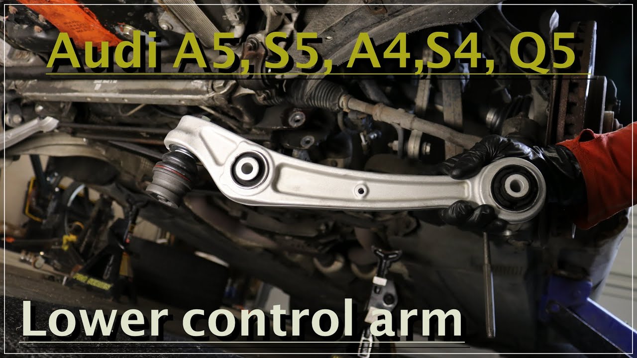 How to replace lower control arms on Audi A5 (1G) 2007-2016 | DIY | ASMR