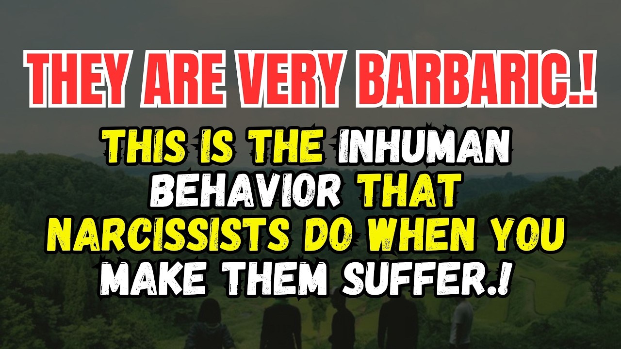 This is the inhuman behavior that narcissists do when you make them suffer.