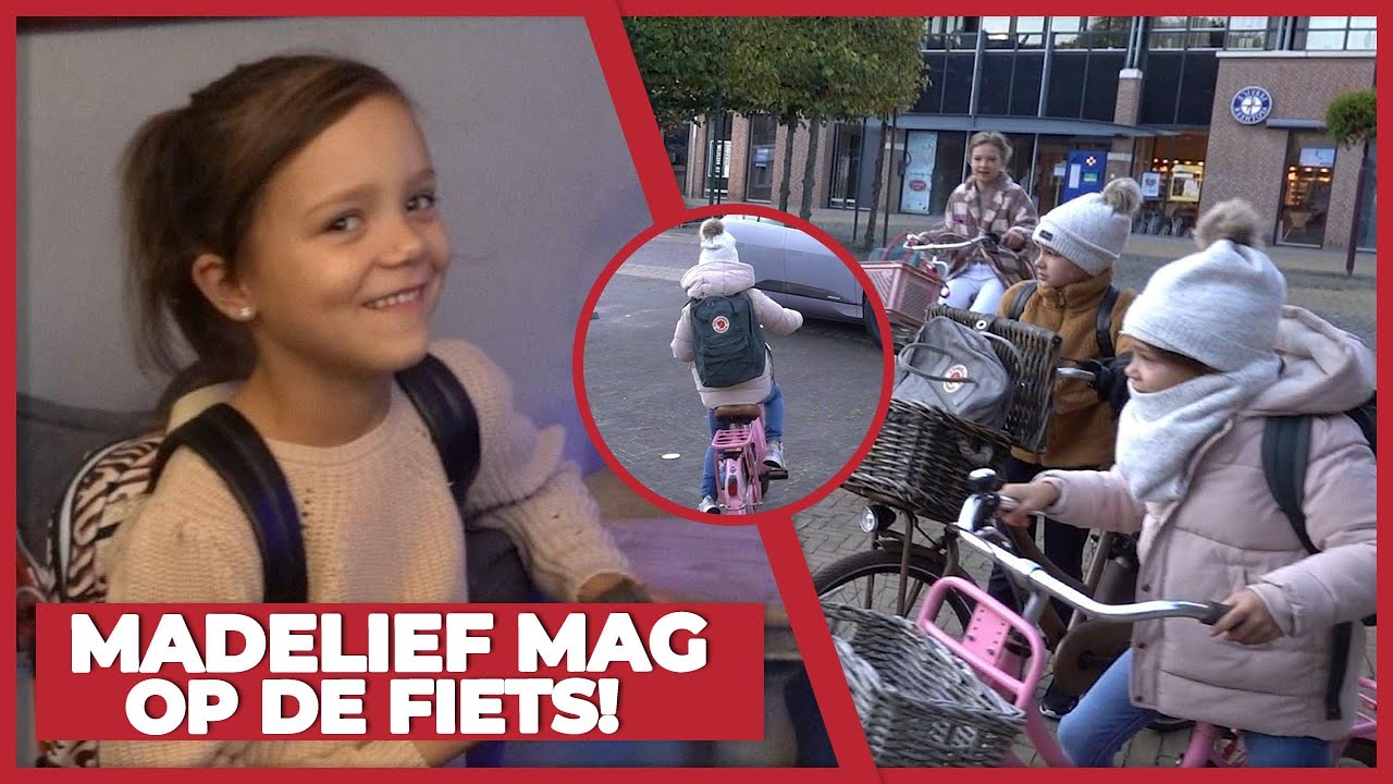 MADELIEF MAG VOOR HET EERST ALLEEN OP DE FIETS! - #1142