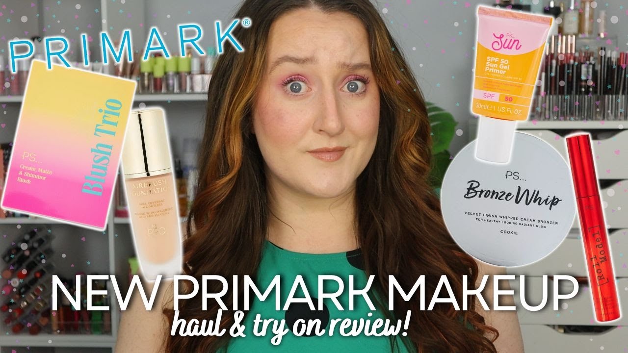 TESTING *NEW* PRIMARK MAKEUP - PS Sun SPF 50 Primer, CT Dupe Foundation, Cream Bronzer & Blush Trio!