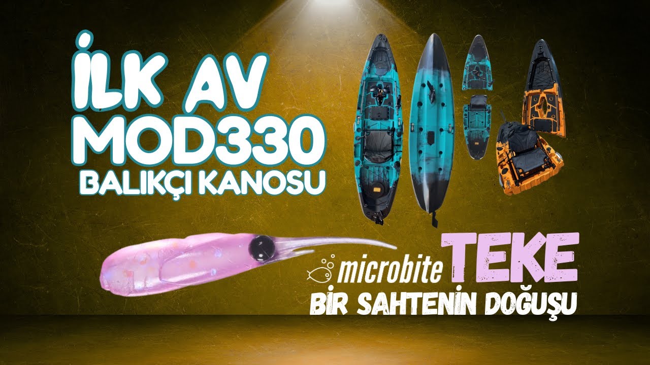 MOD330 Balıkçı Kanosu İLK AV: Yeni bir sahte doğuyor. Microbite TEKE.