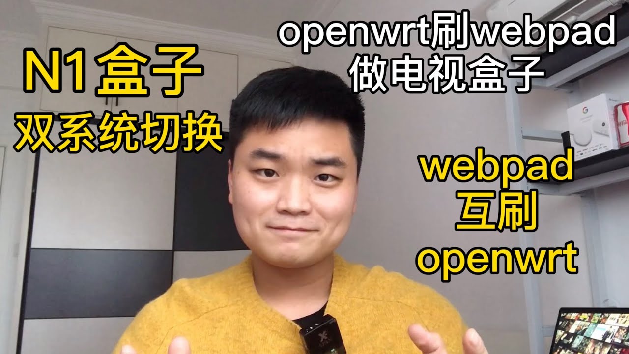 N1刷电视盒子；电视盒子/openwrt优盘双系统切换；N1电视盒子刷openwrt写入内置emmc (CC字幕)