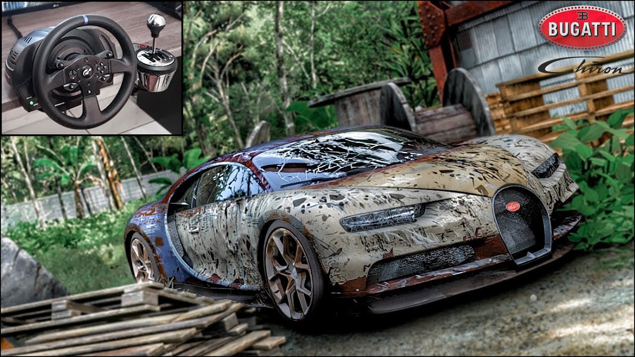 Rebuilding a BUGATTI CHIRON - Forza Horizon 5 - Thrustmaster T300RS Gameplay.
