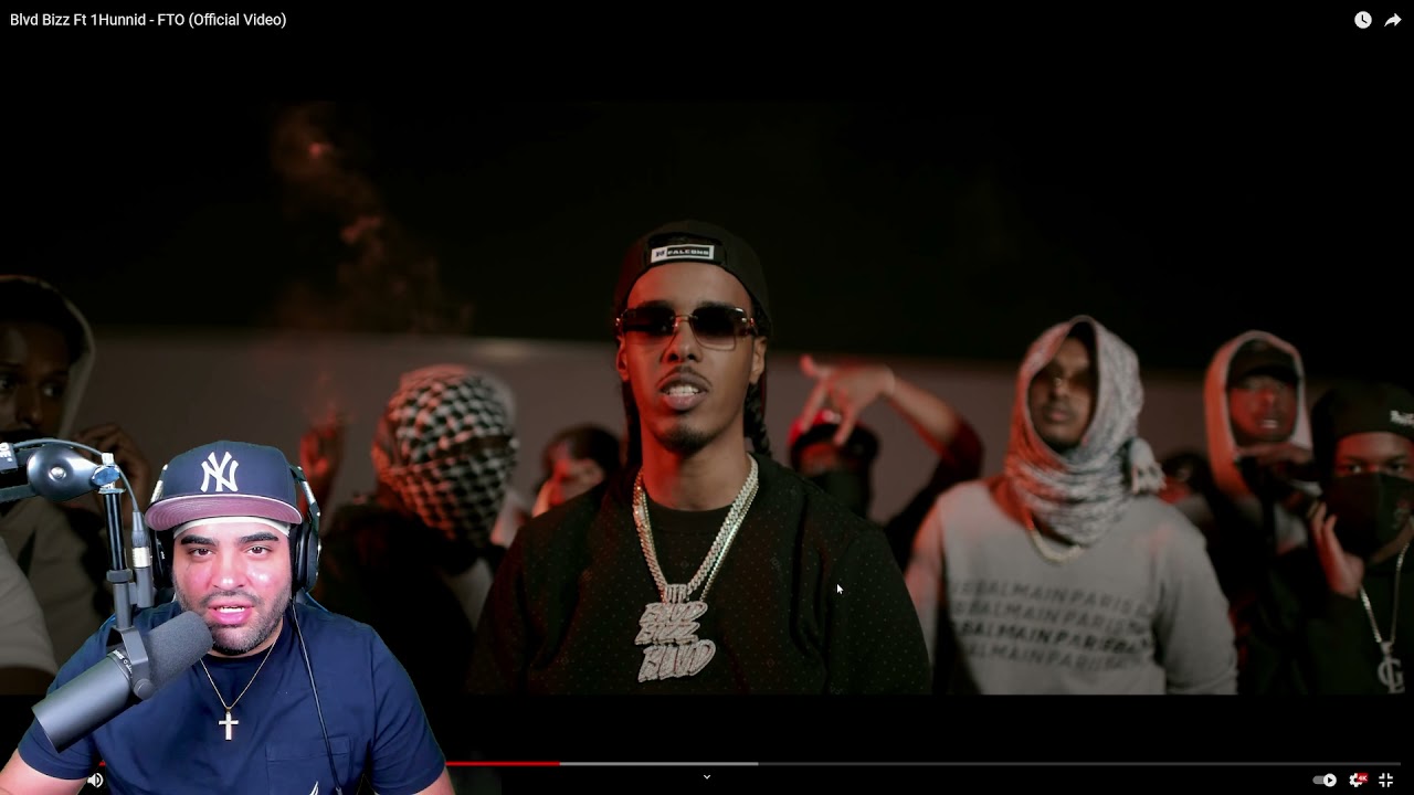 Blvd Bizz Ft 1Hunnid - FTO (Официальное видео) | Реакция Dollar Boi Ent