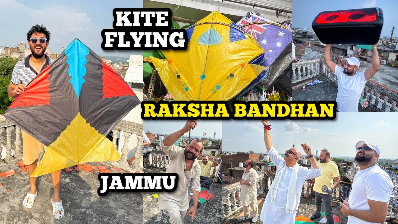 Rakshabhandhan Kite Flying 2025 | Rakhi Celebration In Jammu | Raksha Bandhan Kite Flying in JAMMU