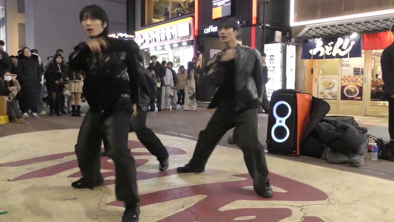 260215 Korean kpop performance team M_OCEAN (모션) - FaSHioN (CORTIS) Hongdae Busking