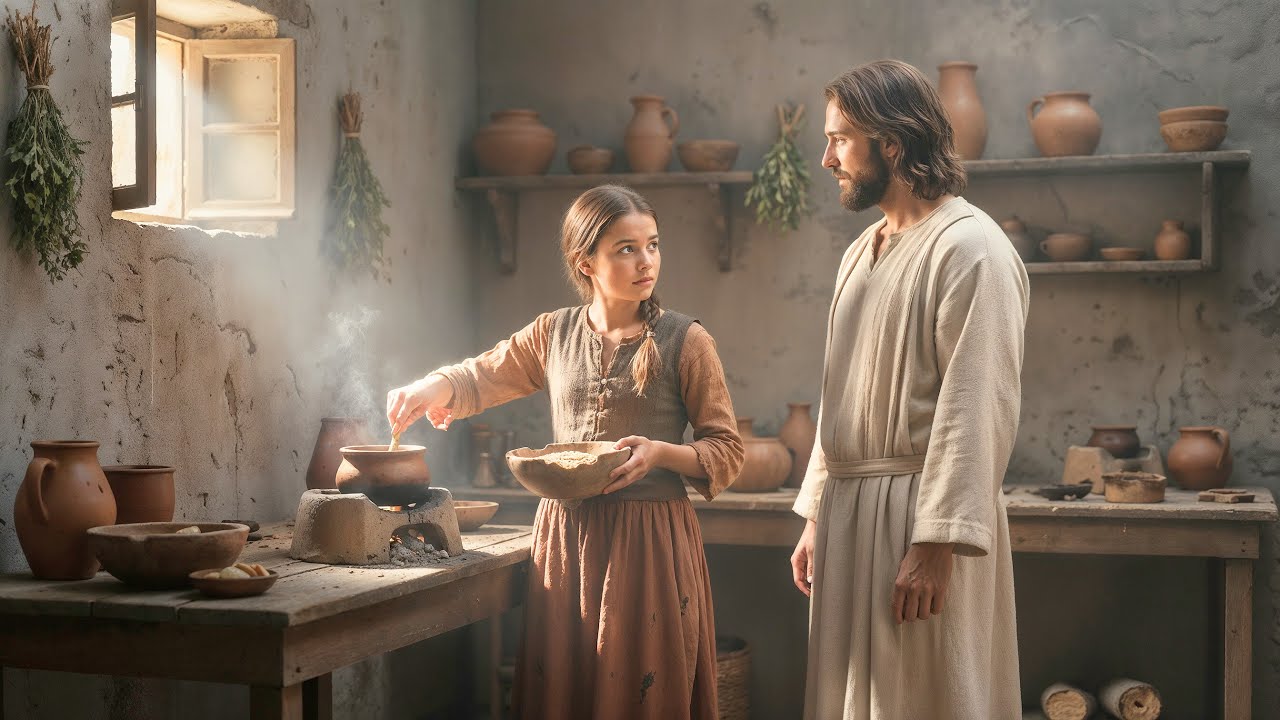 “I’m Not Worth Much, Lord… But I Can Cook,” The Homeless Girl Said—Jesus’ Response Stunned The Crowd