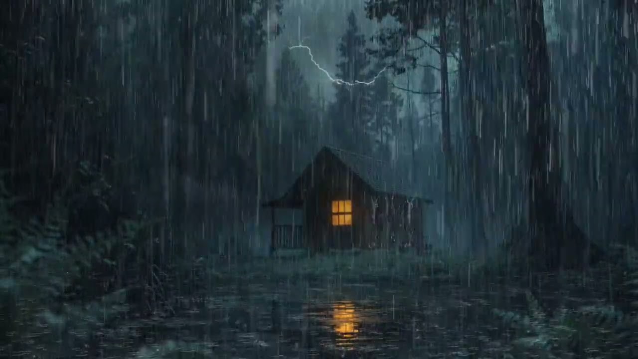 ASMR Stormy Rain Sleep | Heavy Rainstorm Sounds for Deep Relaxation and Peaceful Sleep