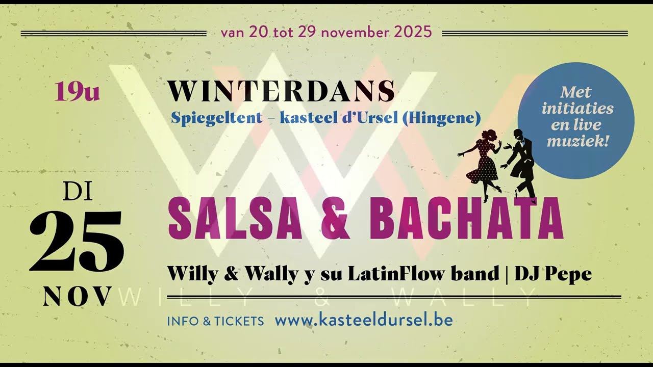 Winterdans Kasteel d'Ursel | review live Willy & Wally y su Latinflow band