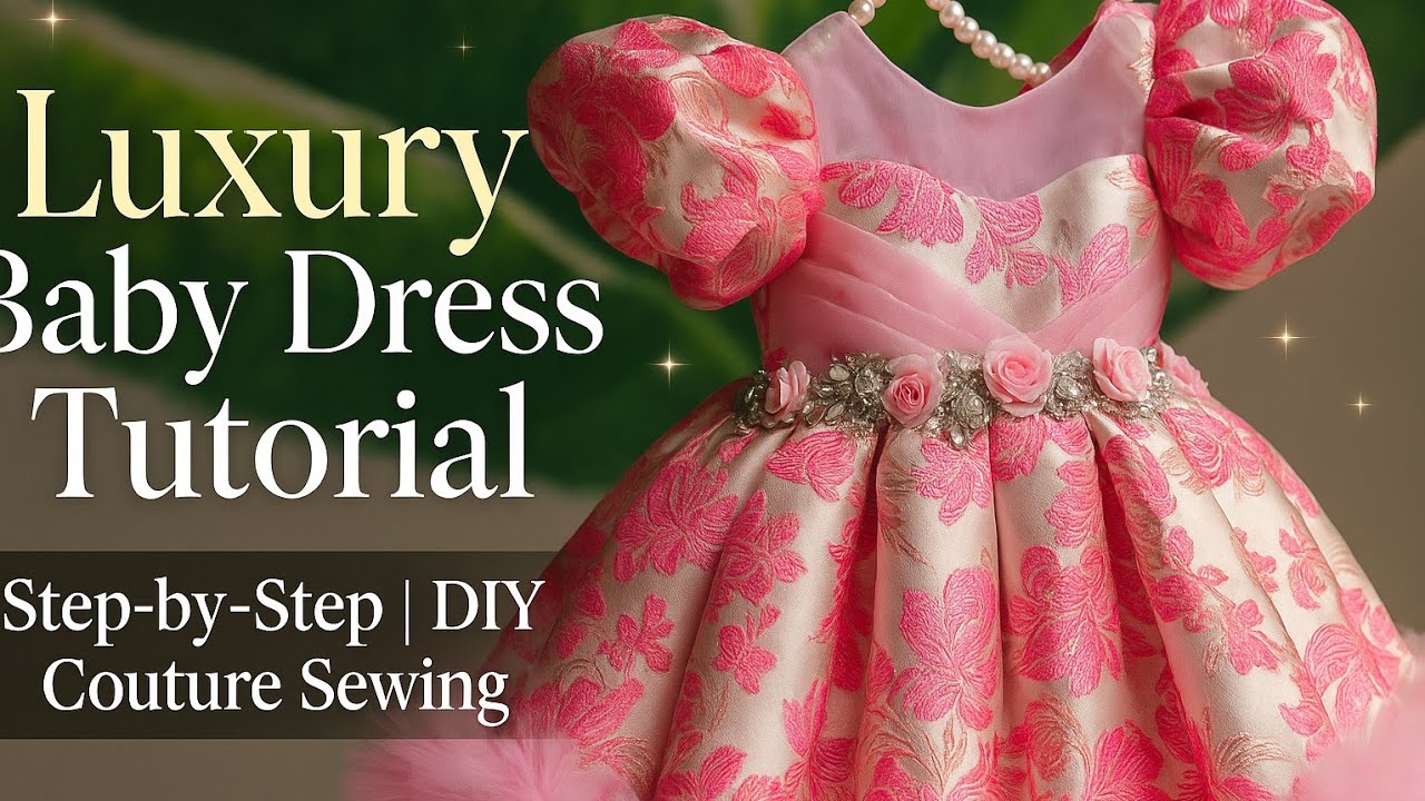 How To Cut & Sew a Luxury Ball Dress|| Detailed Tutorial Part 1
