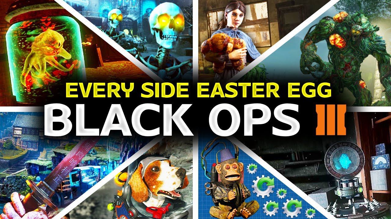 EVERY SIDE EASTER EGG IN BLACK OPS 3 ZOMBIES!!!