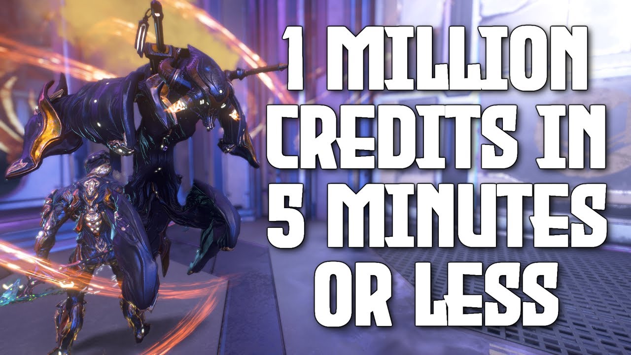 1 MILLION CREDITS IN JUST 5 MINUTES OR LESS | THE FASTEST CREDIT FARM IN WARFRAME RIGHT NOW!
