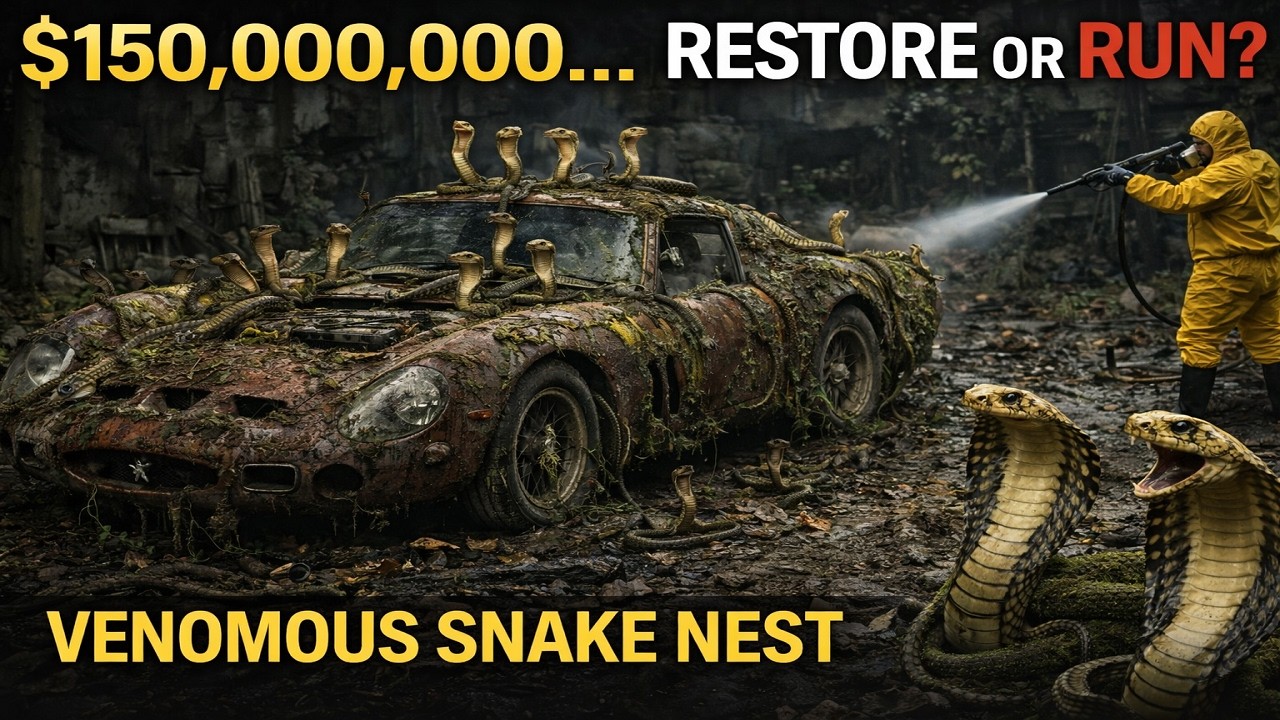 Restoring $150,000,000 Ferrari 250 GTO Infested with 47 Venomous King Cobras