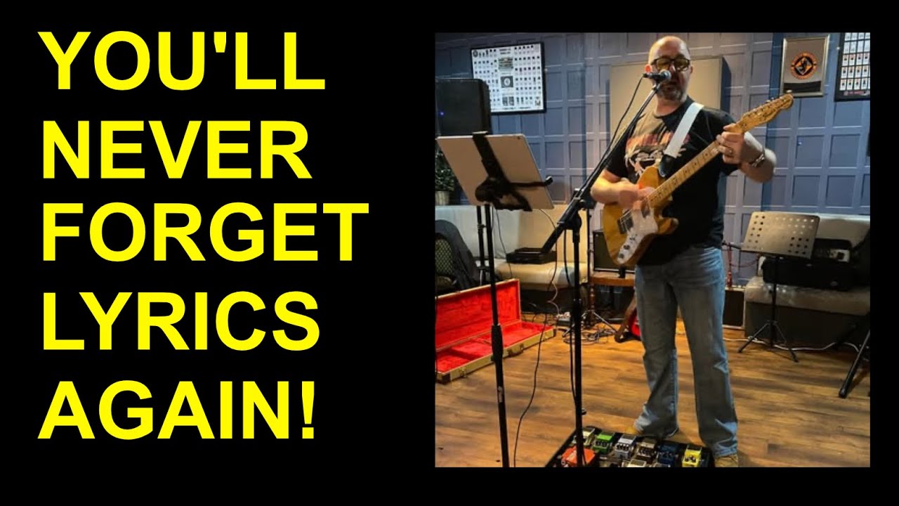 Never Forget Lyrics at Open Mics or Gigs!