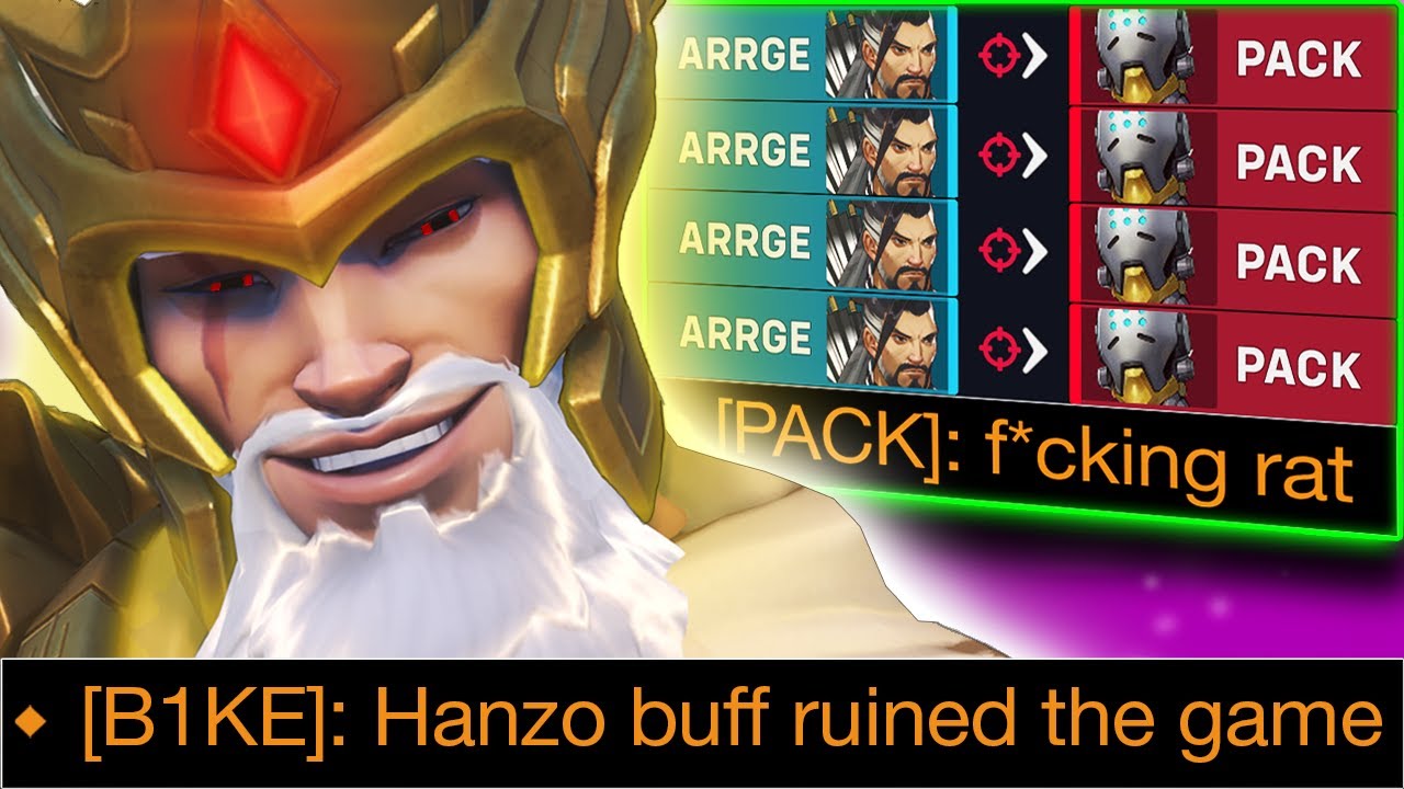 When You Play Hanzo Like a Sneaky Widowmaker