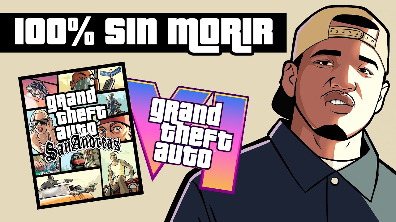 GTA San Andreas 100% SIN MORIR ☠️✖️ Previando para GTA 6 😉🏆 Día de grindeo, vamos 30% ⚡🔥