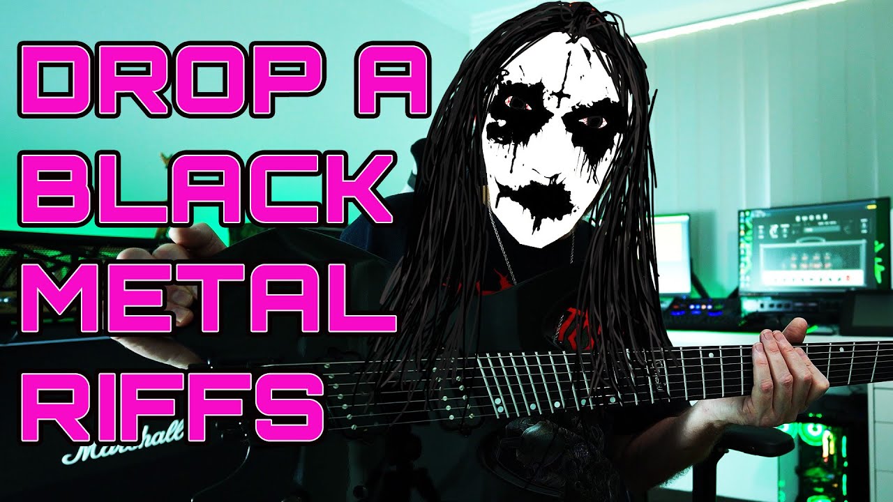 DROP A -  7 STRING BLACK METAL RIFFS LESSON